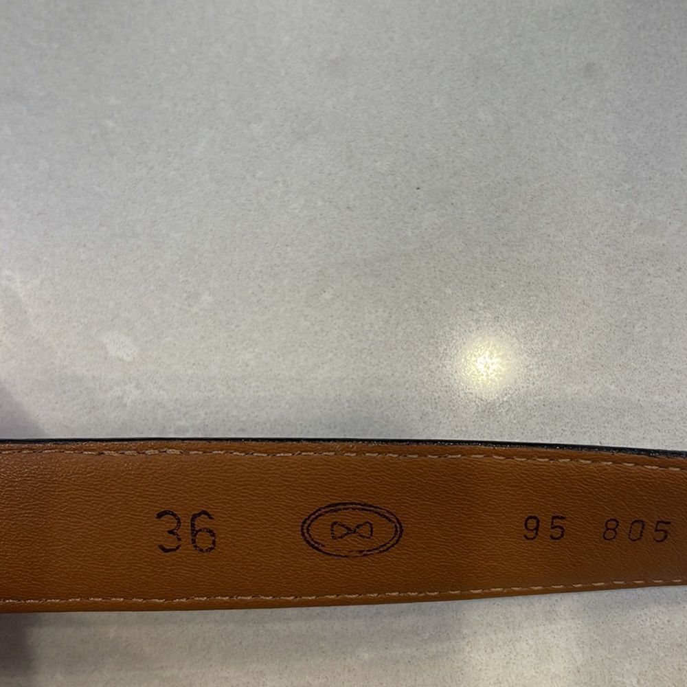 Trafalgar Burnished Java Lizard Belt Size 36 Spec… - image 6